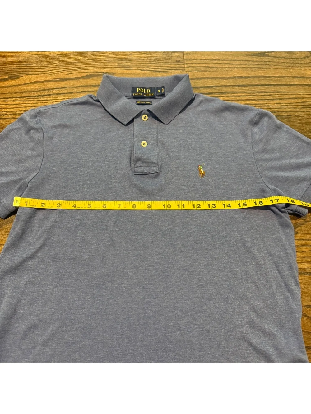 Polo Ralph Lauren Men's Light Blue Pima Cotton Polo Size Small